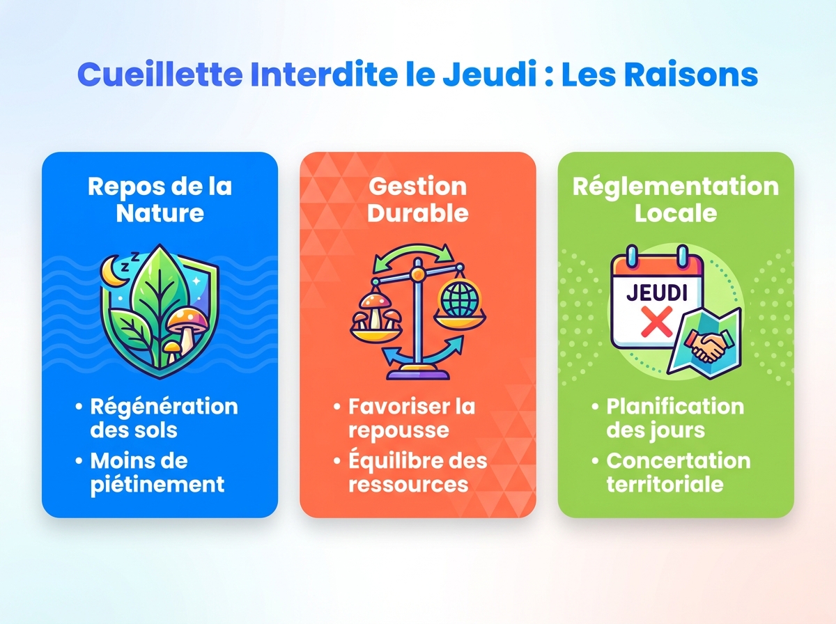 Infographie cheat sheet : Pourquoi la cueillette des champignons est interdite jeudi ?