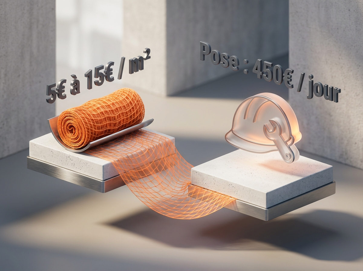 Infographie : Prix de pose de filet de protection anti-chute : guide 2024